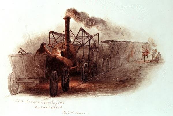 Vecchia locomotiva, Wylam Colliery da Thomas H. Hair