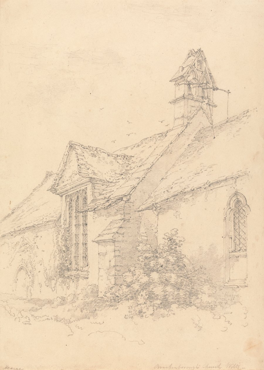 Chiesa di Brackenborough, Wiltshire da Thomas Hearne