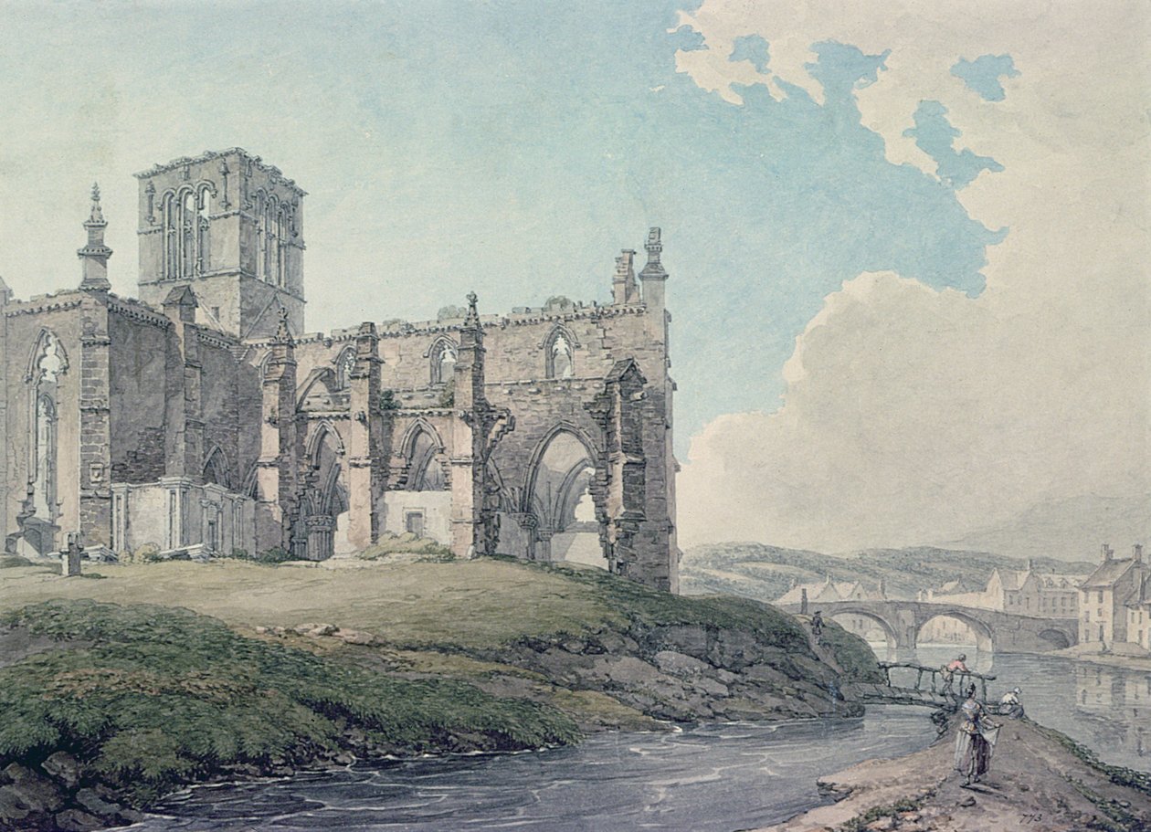Chiesa Priorale, Haddington, 1786 da Thomas Hearne