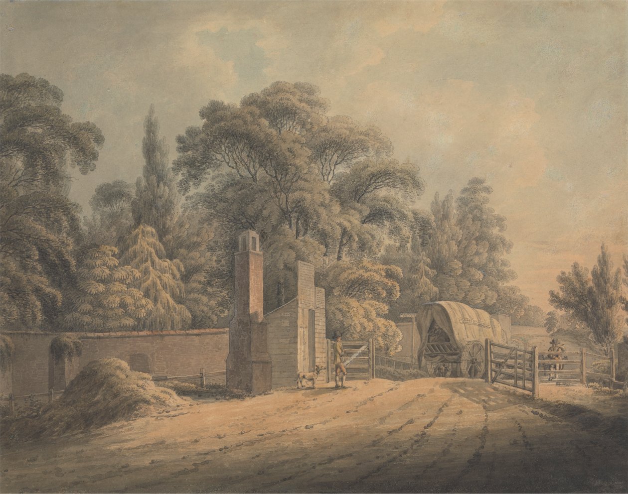 Il casello di Bayswater da Thomas Hearne