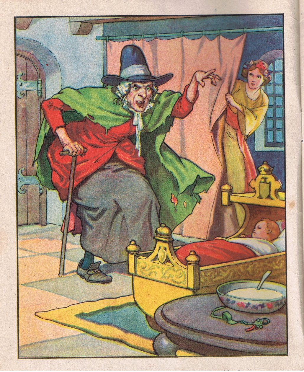 La vecchia strega (litografia) da Thomas Heath Robinson
