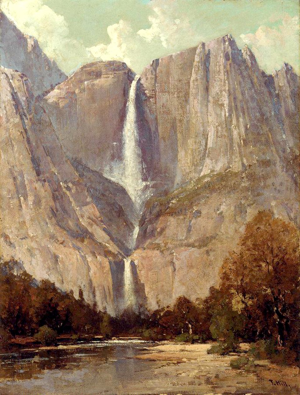 Cascata Bridalveil, Yosemite da Thomas Hill