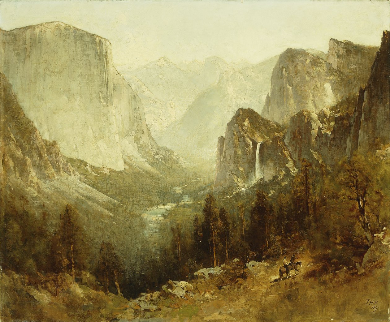 Caccia nello Yosemite da Thomas Hill