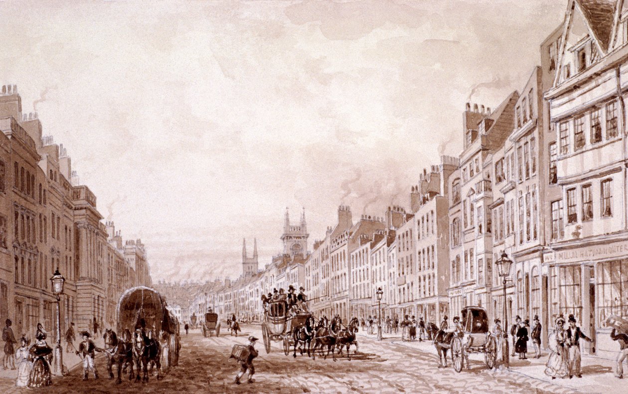 Holborn, Londra, c. 1830 da Thomas Hosmer Shepherd