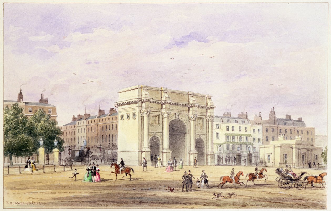 Il Marble Arch da Thomas Hosmer Shepherd