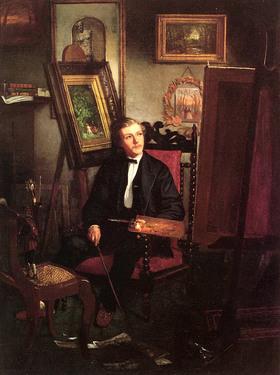 Autoritratto, c.1870 da Thomas Hovenden