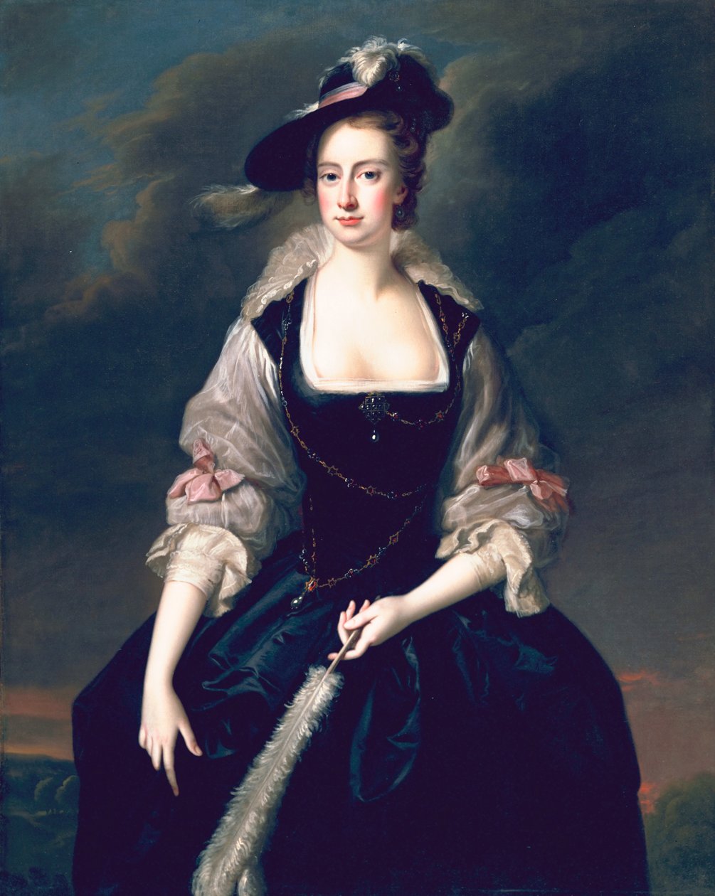 Lady Frances Courtenay, c.1741 da Thomas Hudson