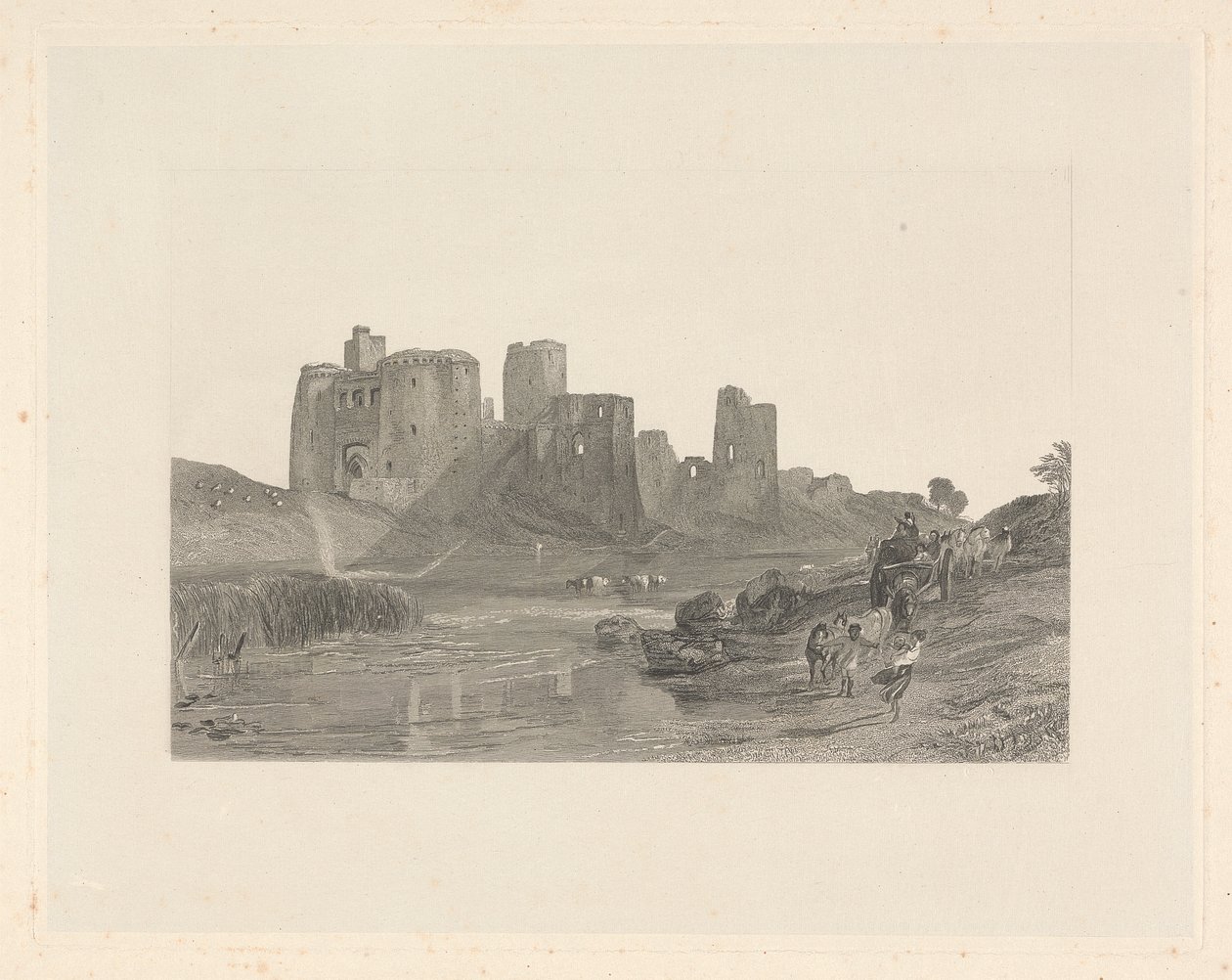 Castello di Kidwelly, Galles del Sud da Thomas Jeavons