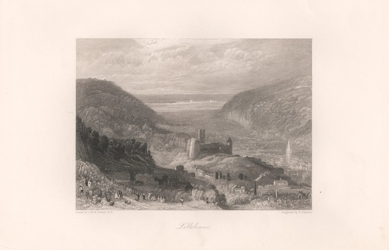 Lillebonne, castello e torre da Thomas Jeavons