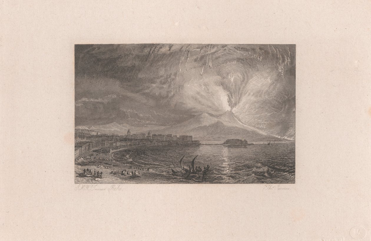 Eruzione del Vesuvio da Thomas Jeavons