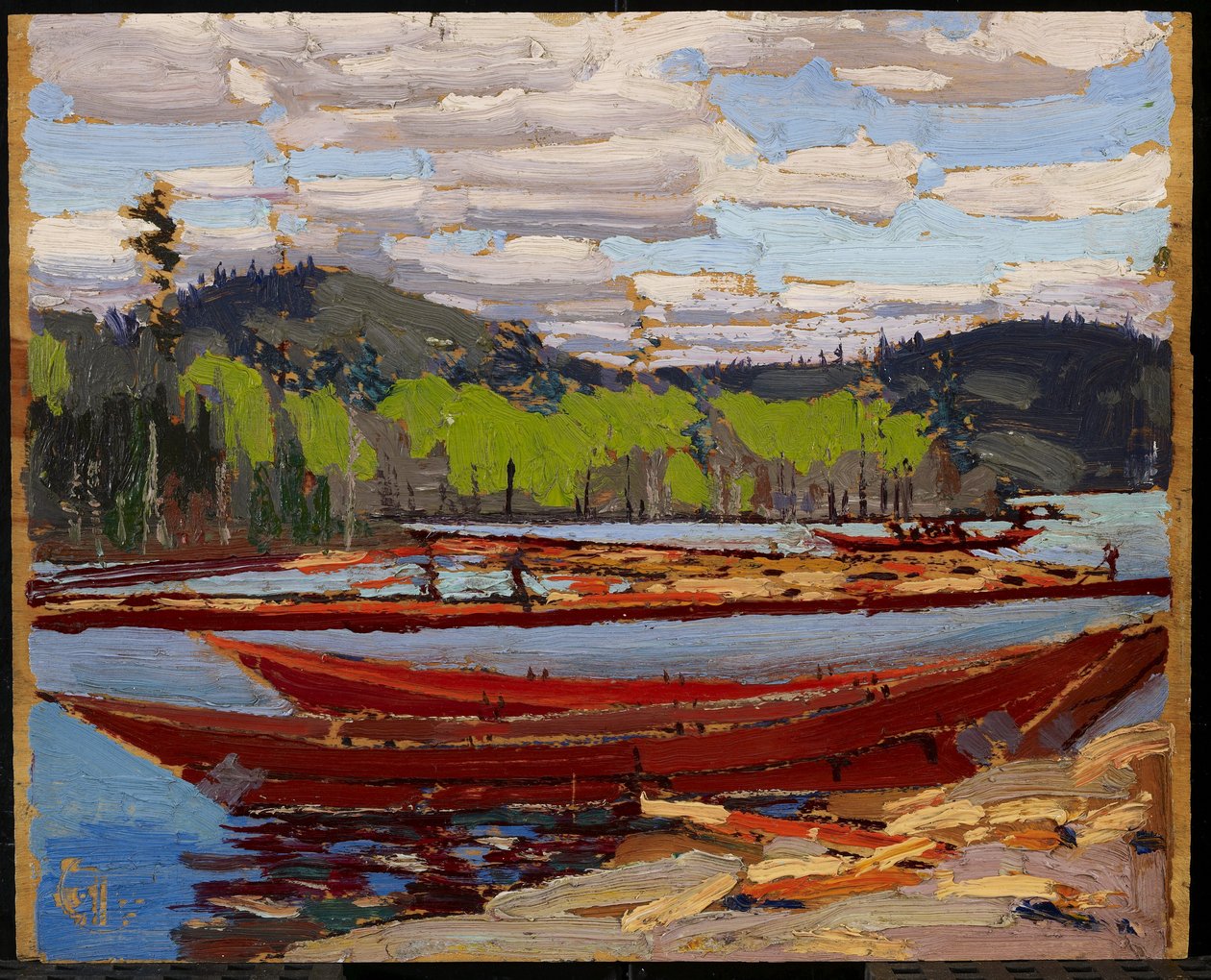 Barche, estate 1916 da Tom Thomson