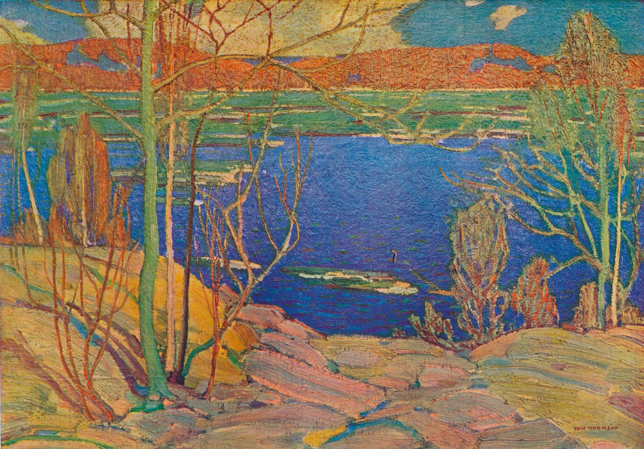 Ghiaccio primaverile, 1916, 1937 da Tom Thomson