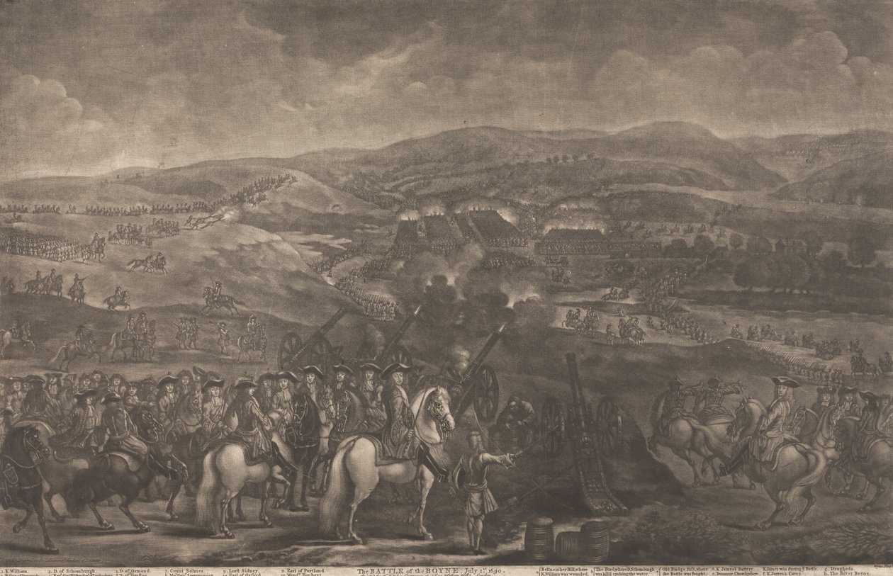 Battaglia del Boyne, 1 Luglio 1690 da Thomas Kitchin