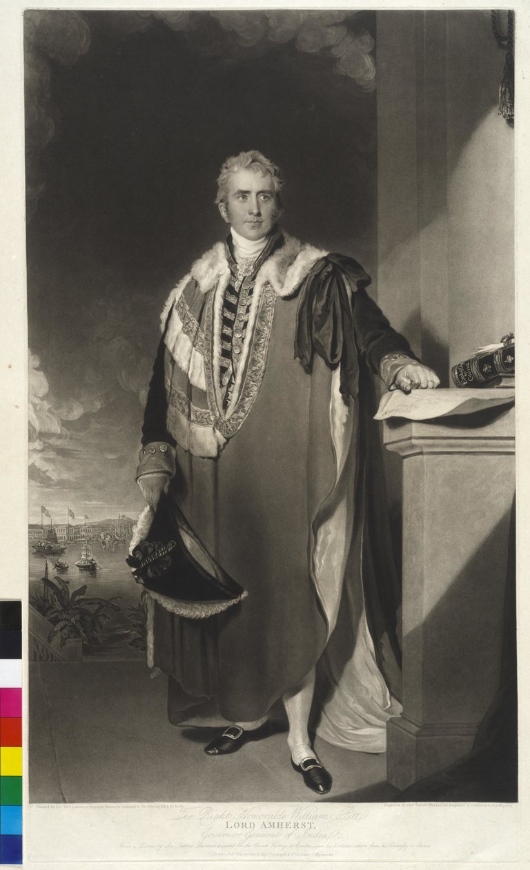 1° conte Amherst Amherst da Thomas Lawrence