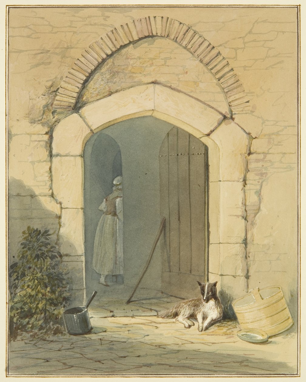 Ingresso della fattoria da Thomas Leeson the Elder Rowbotham