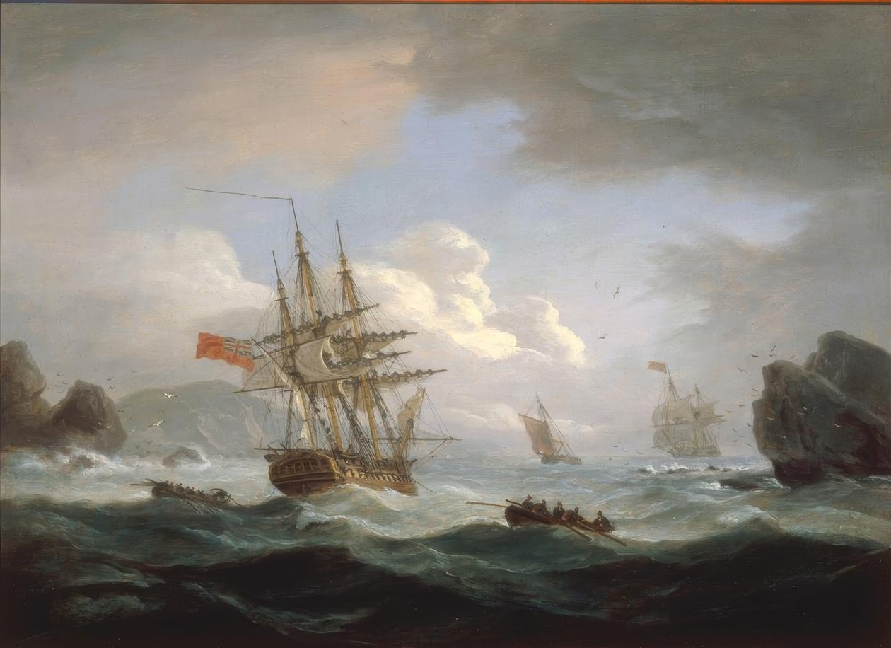 Baia di Plymouth da Thomas Luny