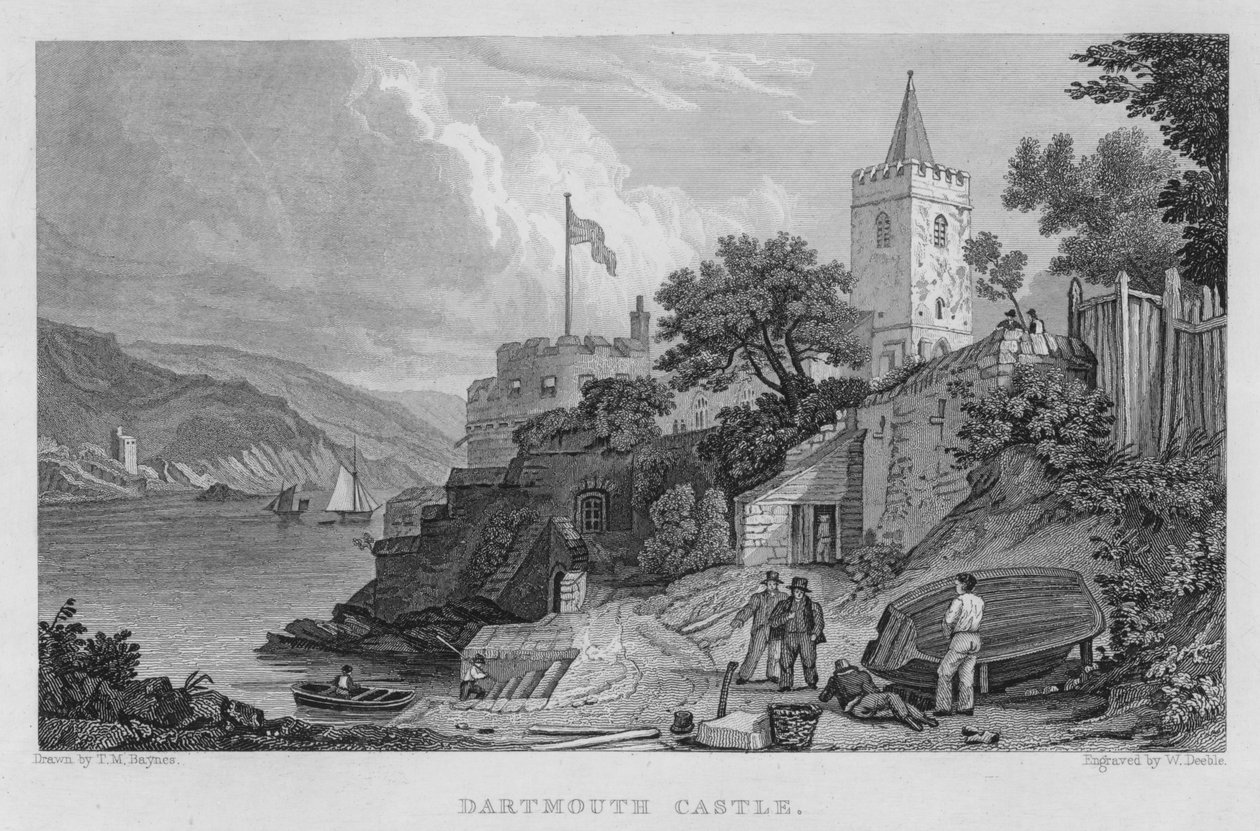 Castello di Dartmouth da Thomas Mann (after) Baynes