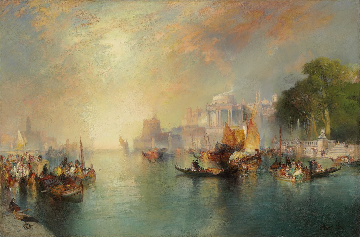 Fantasia delle Mille e una notte da Thomas Moran
