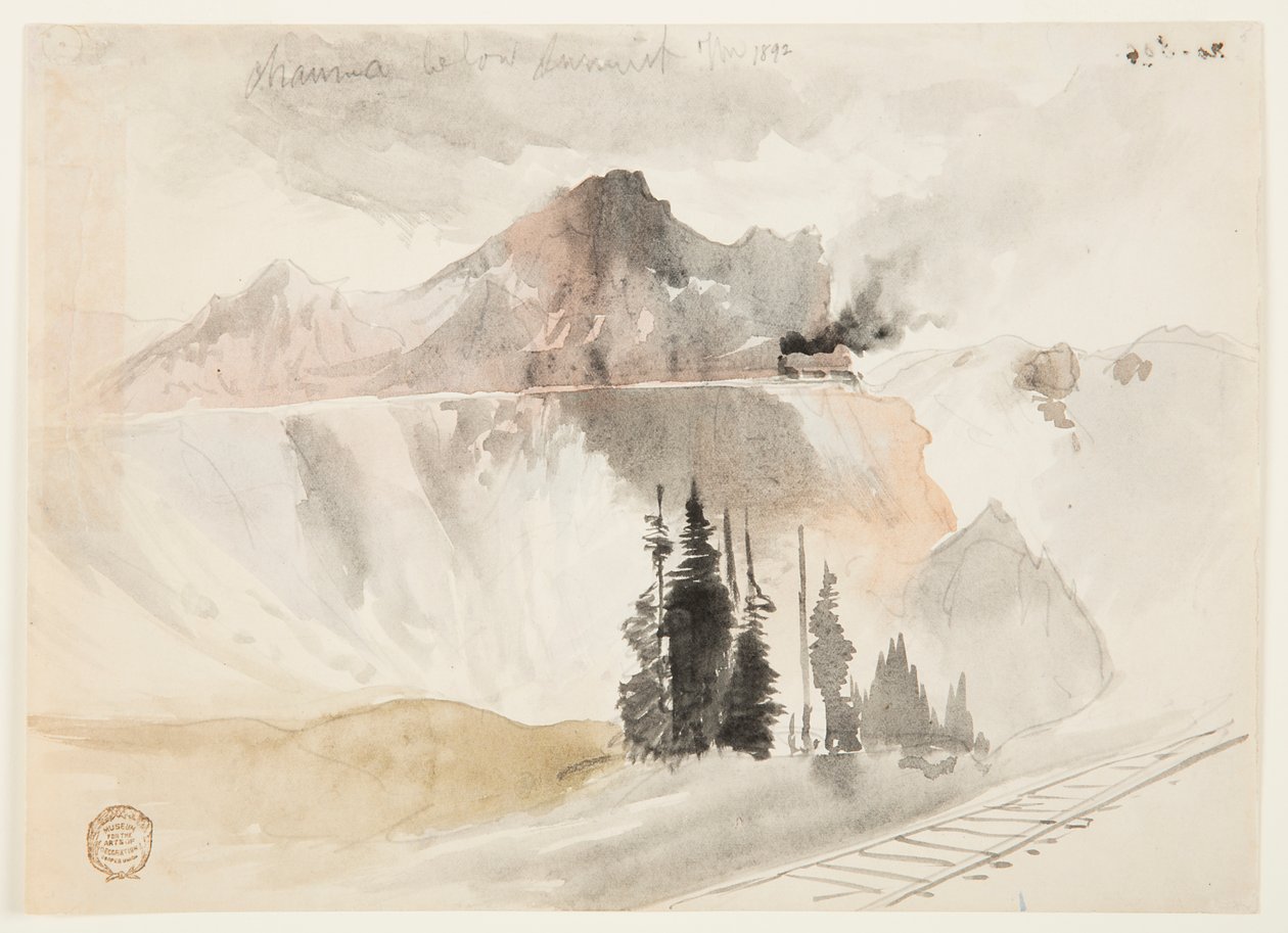 Chama sotto la vetta da Thomas Moran
