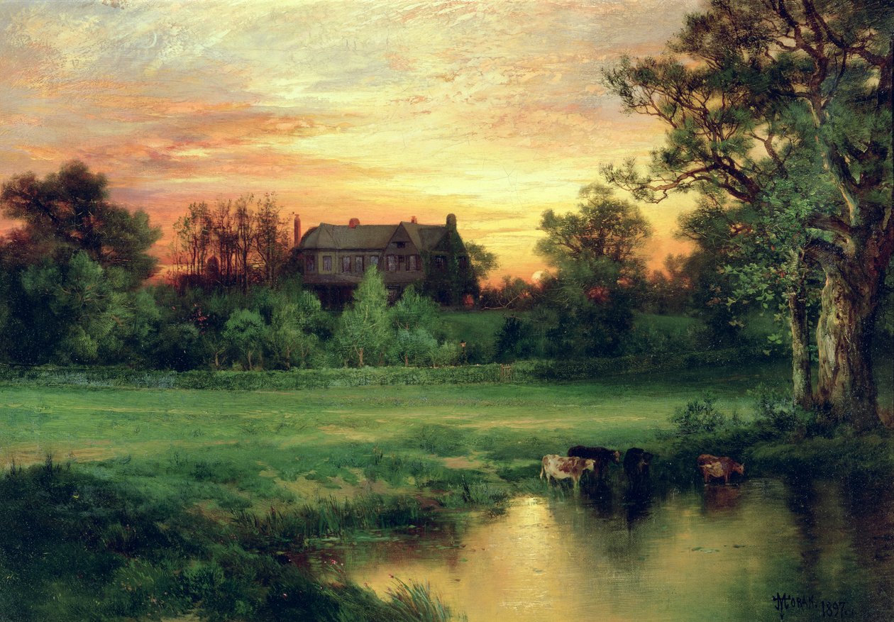 Easthampton, Long Island da Thomas Moran