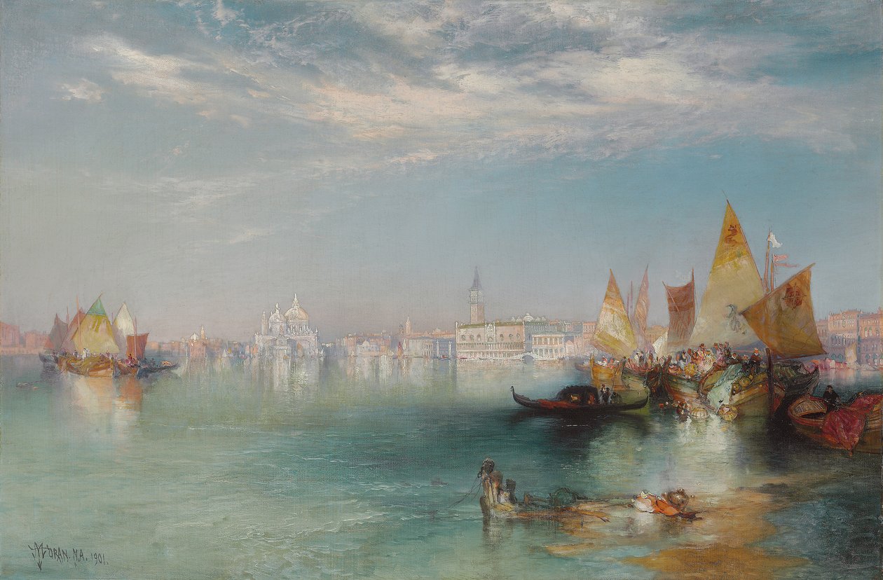 Canale Grande, Venezia, 1901 da Thomas Moran