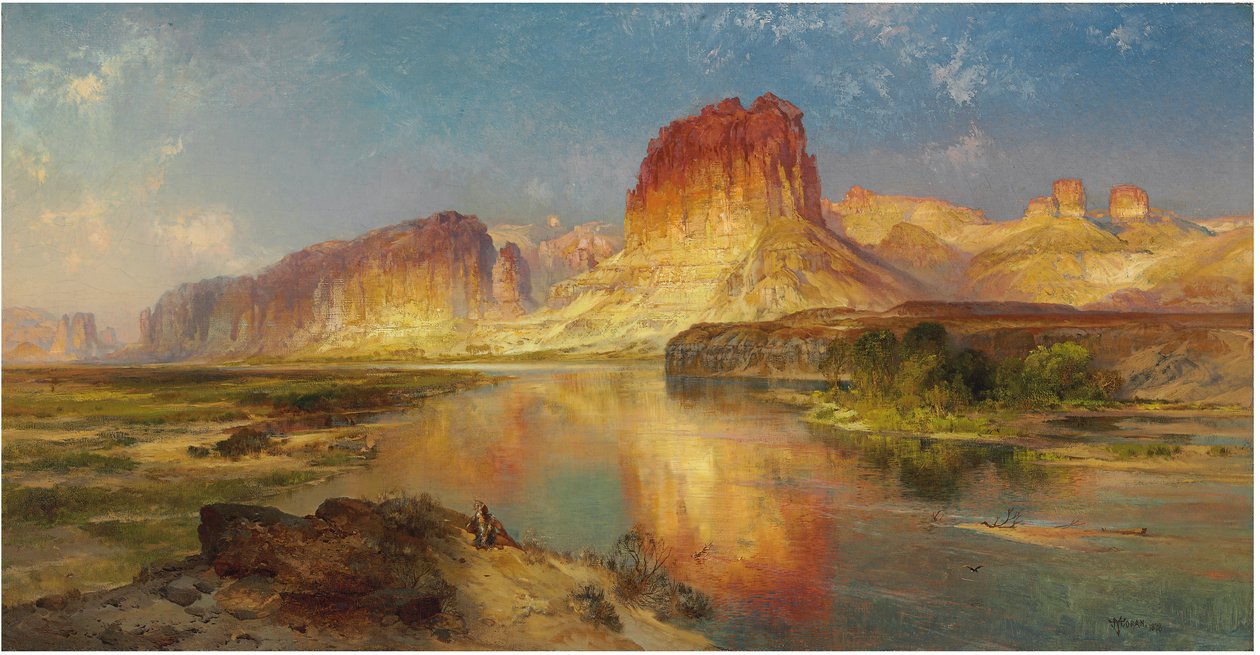 Fiume Verde del Wyoming, 1878 da Thomas Moran