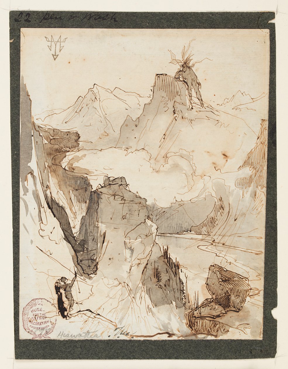 Hiawatha vede Mudjekeewis da Thomas Moran