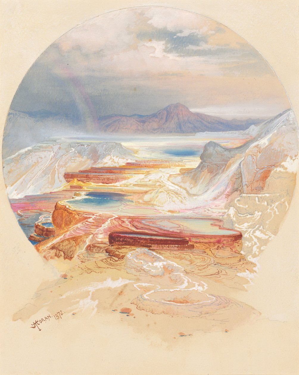 Terrazza Minerva, Yellowstone da Thomas Moran