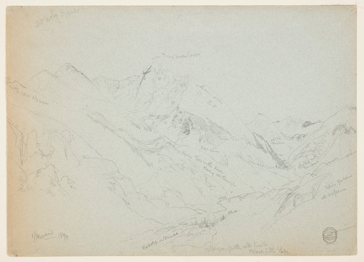 Monte Santa Croce da Thomas Moran