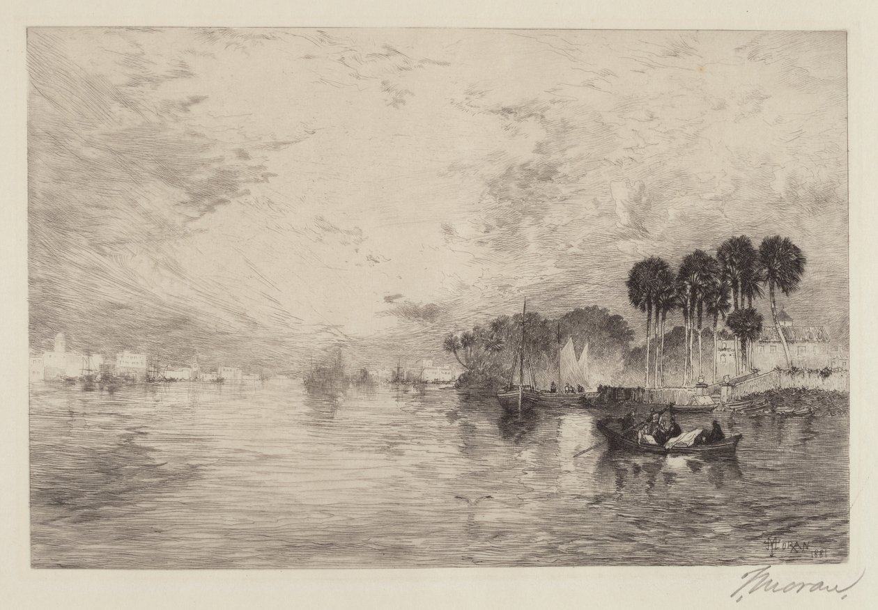 Fiume St. John, Florida da Thomas Moran