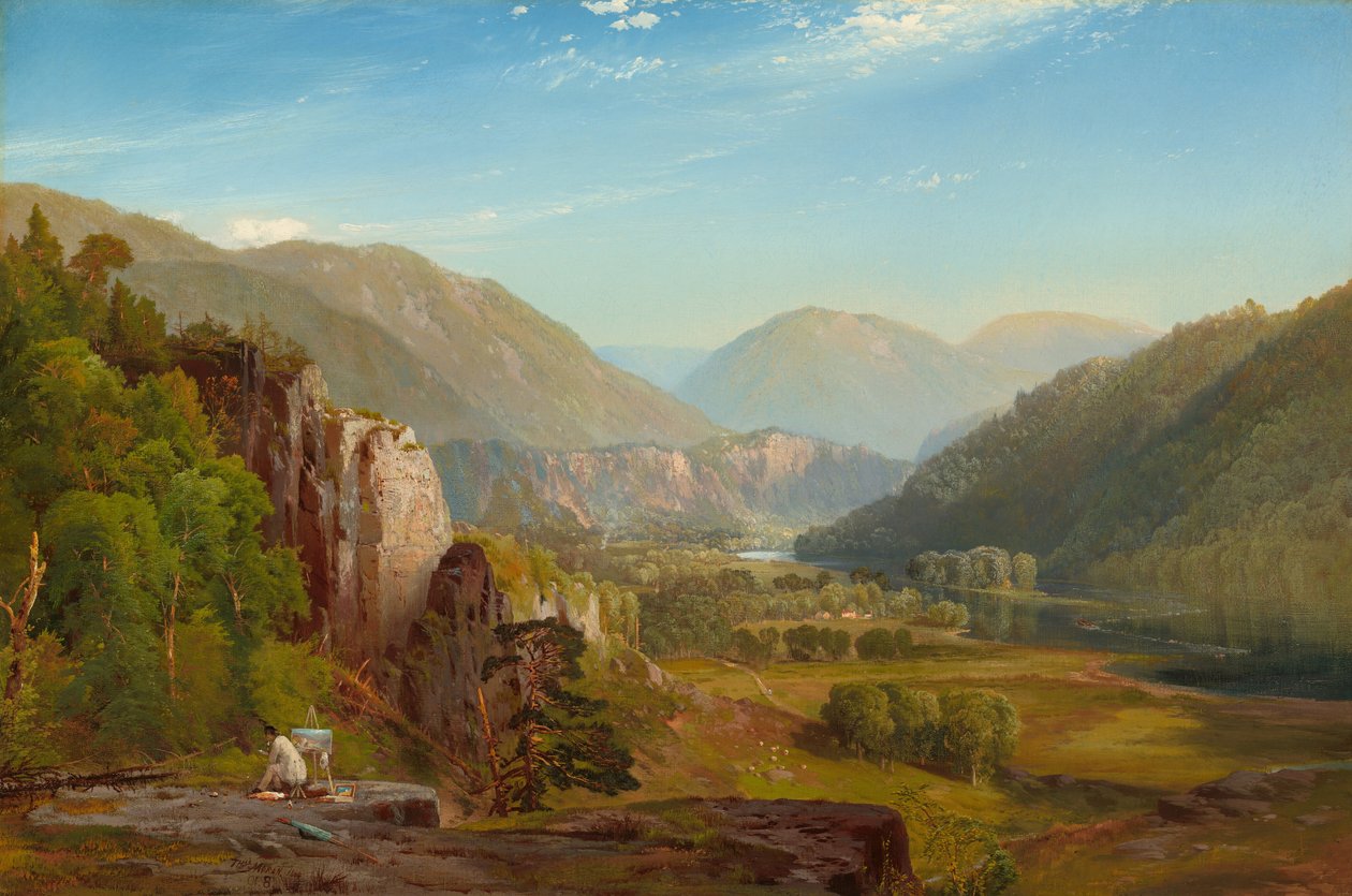 La Juniata, Sera, 1864 da Thomas Moran