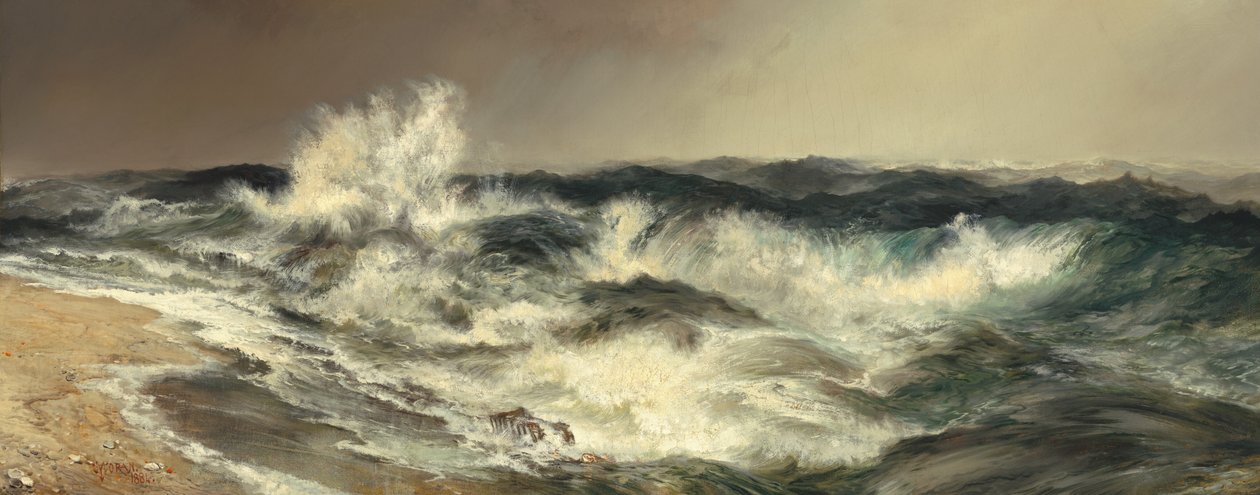 Il mare risonante, 1884 da Thomas Moran