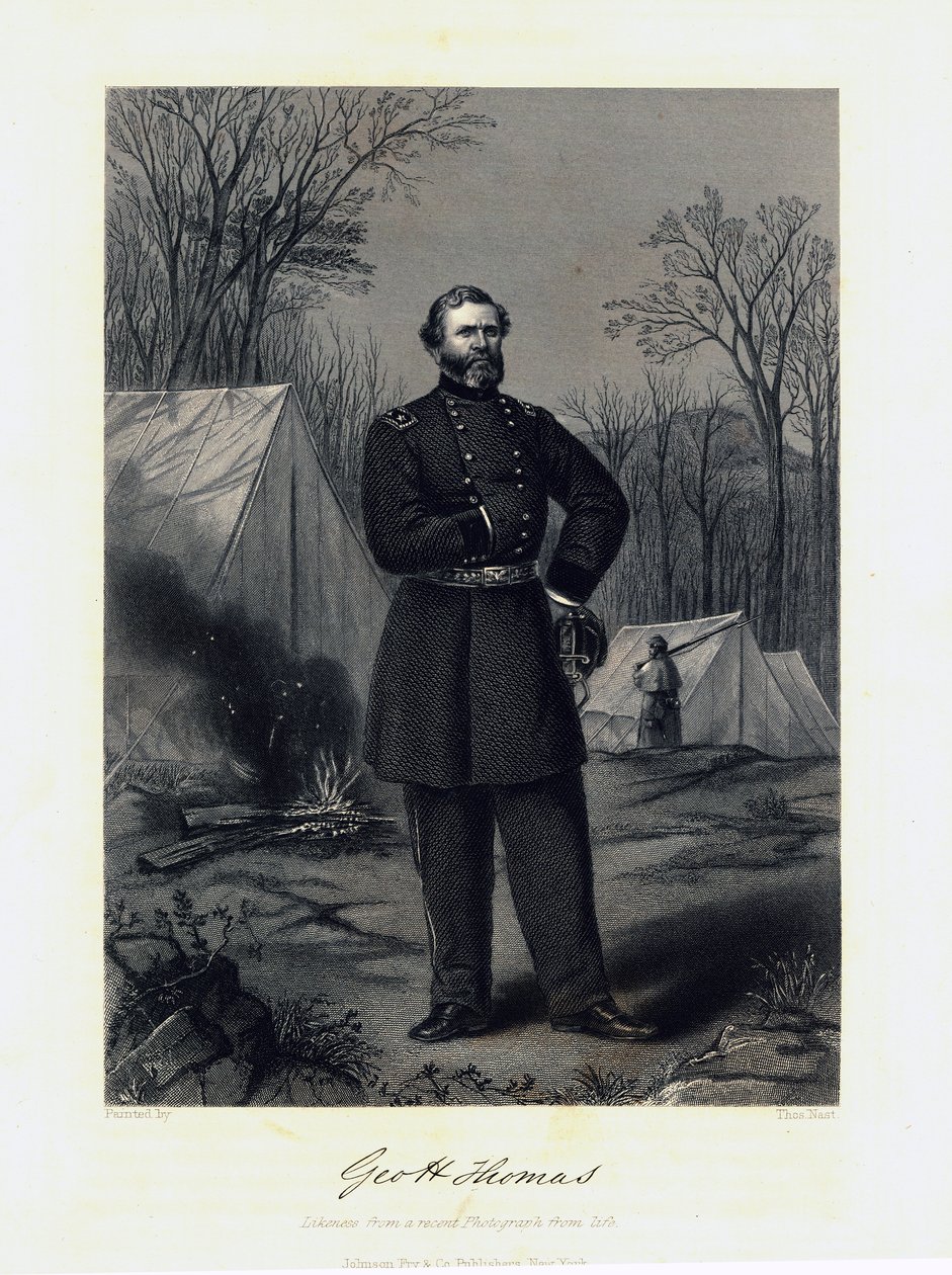 "Gen. George H. Thomas" (Unione) da Thomas Nast