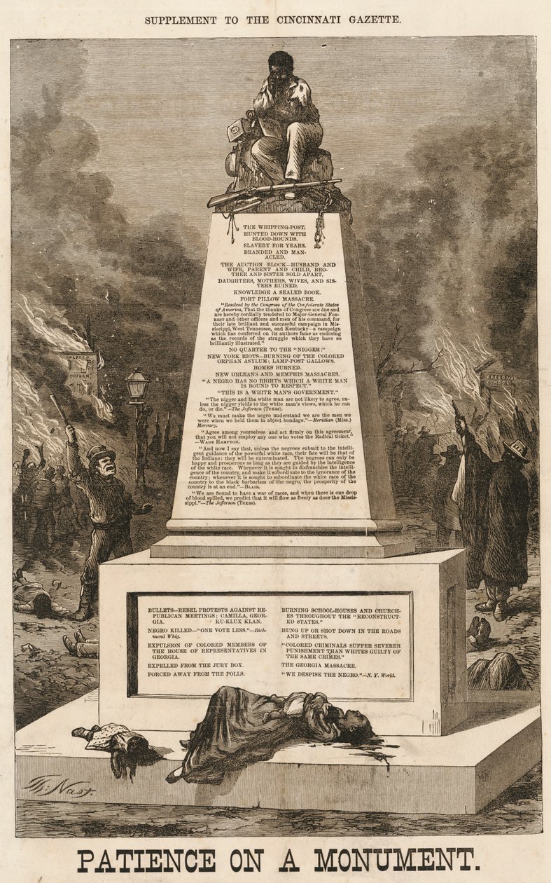 Patience on a Monument da Thomas Nast