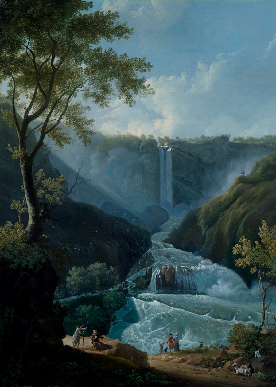 Le cascate di Terni, 1767 da Thomas Patch