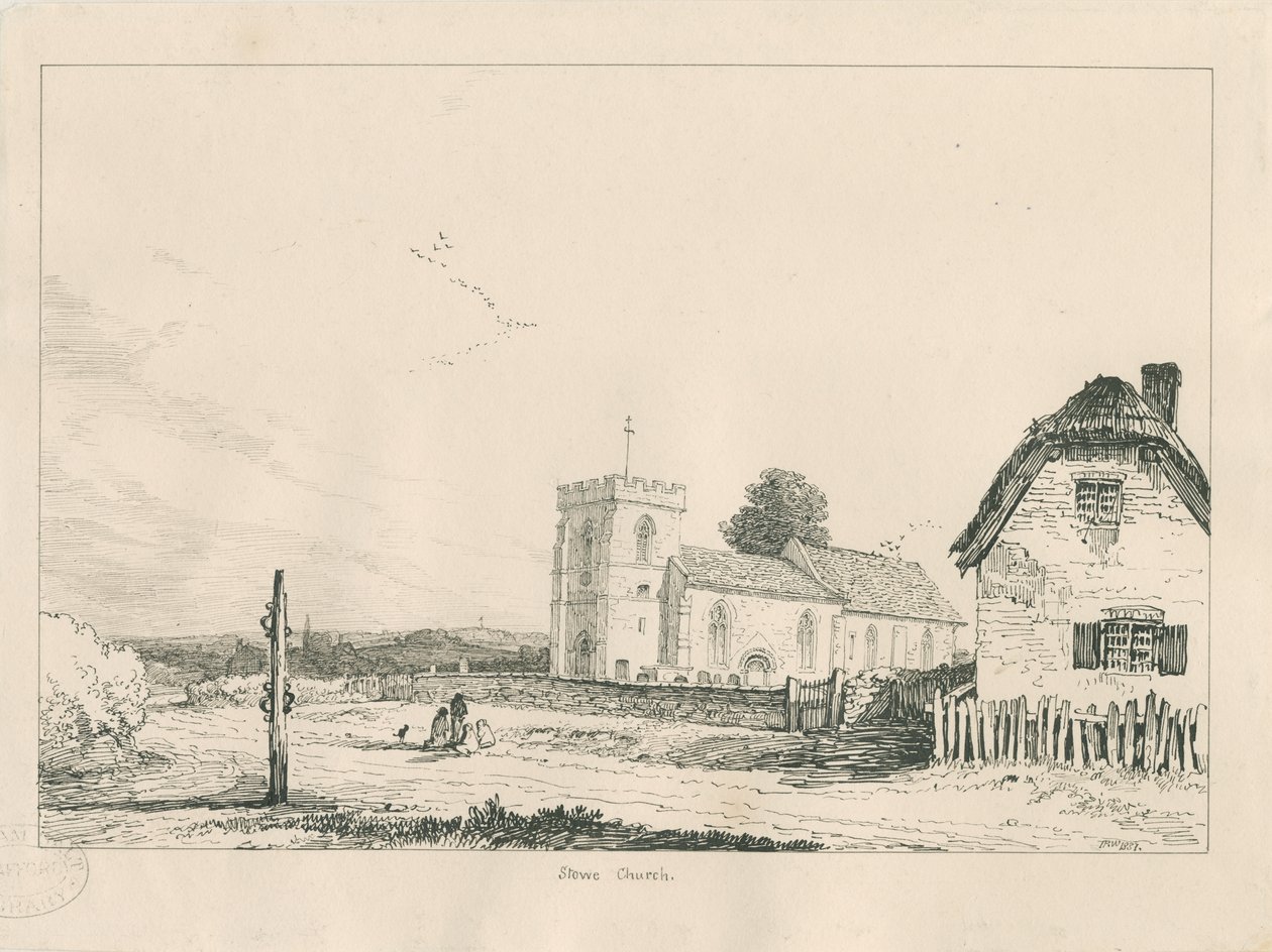 Chiesa di Stowe da Thomas Peploe Wood