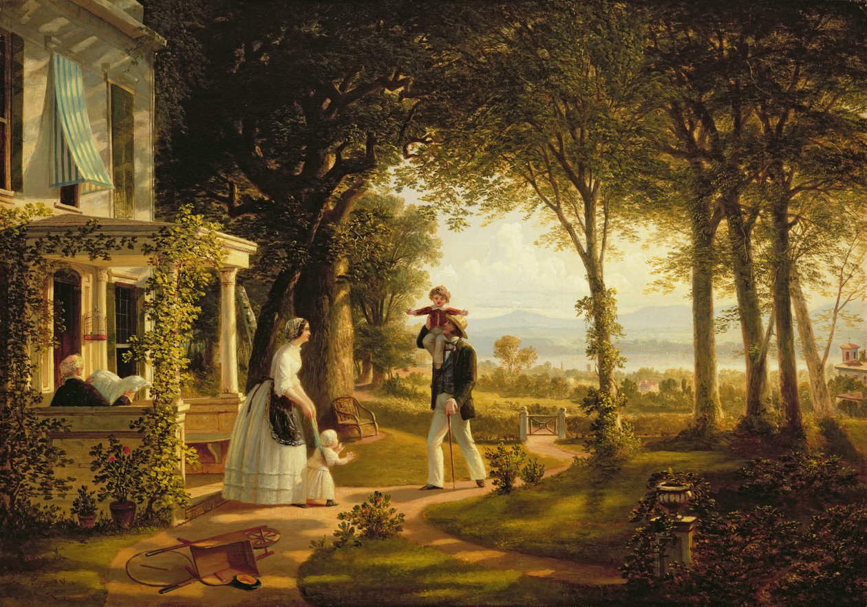A Casa dalla Famiglia, 1852 da Thomas Pritchard Rossiter