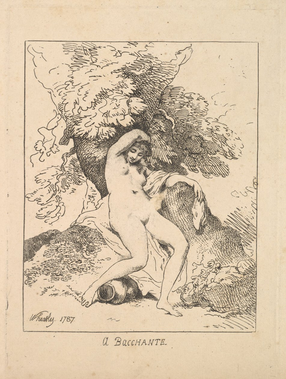 Una Baccante da Thomas Rowlandson