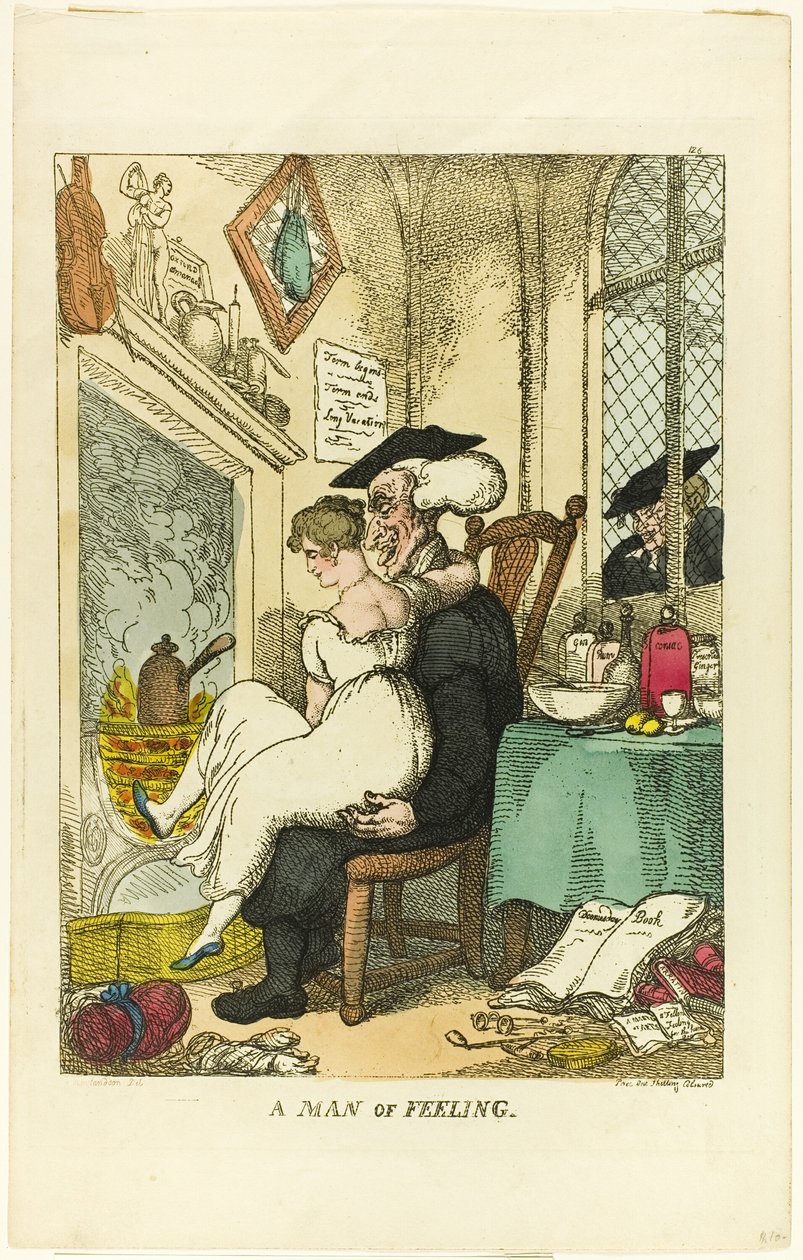 Un uomo di sentimento da Thomas Rowlandson