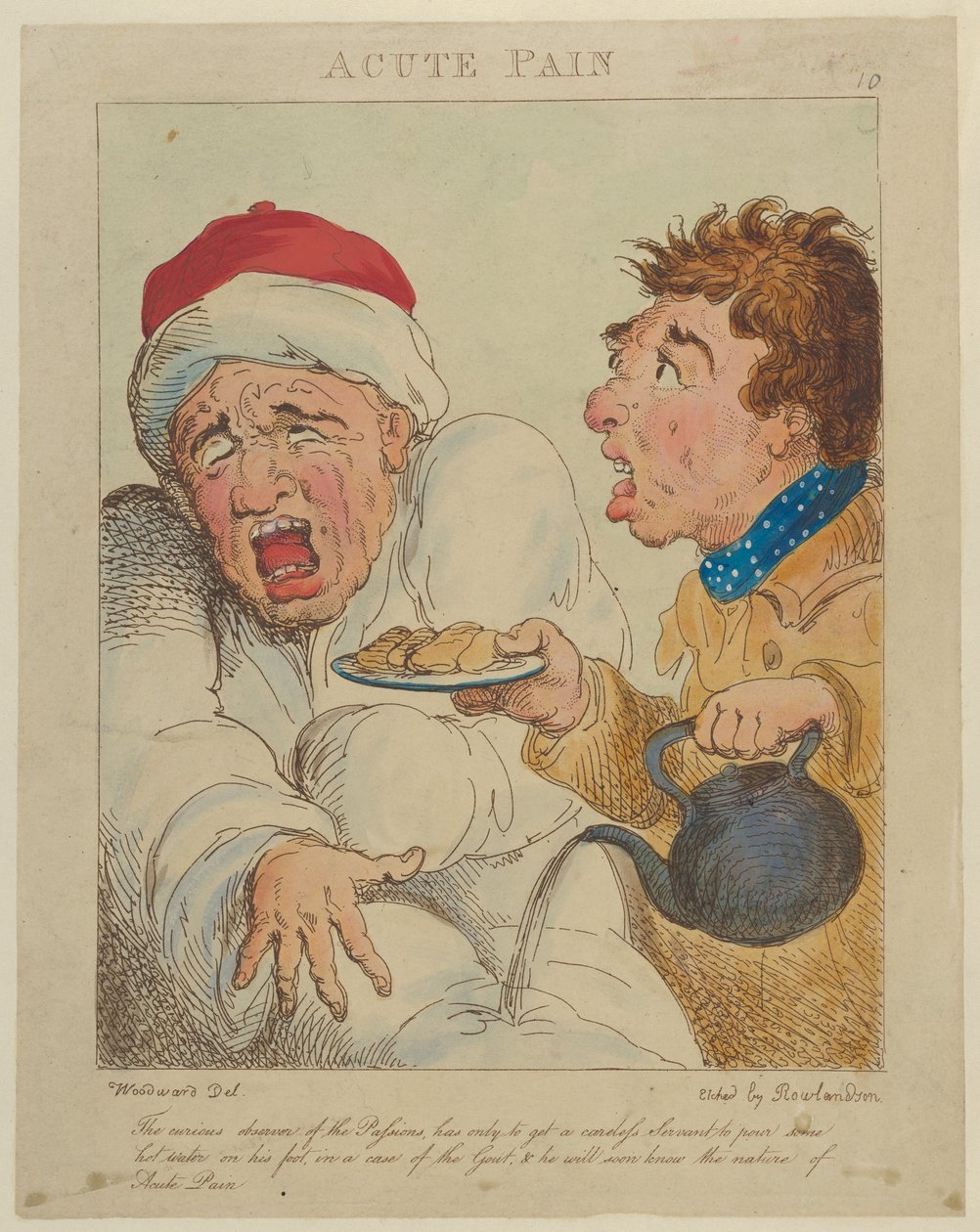 Dolore acuto da Thomas Rowlandson