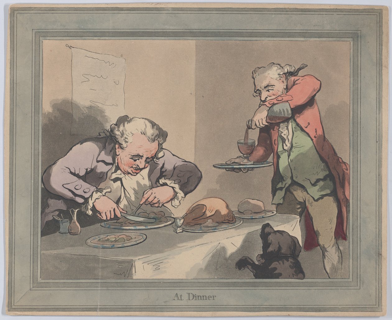 A cena da Thomas Rowlandson