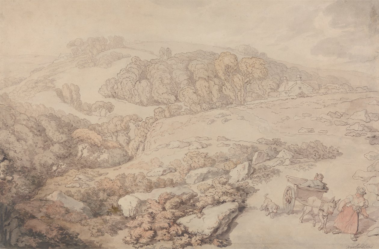 Brughiera di Bodmin da Thomas Rowlandson