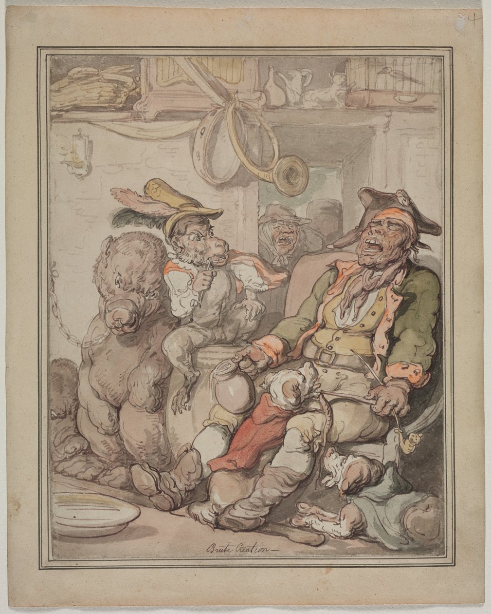 Studio di Anatomia Comparata da Thomas Rowlandson
