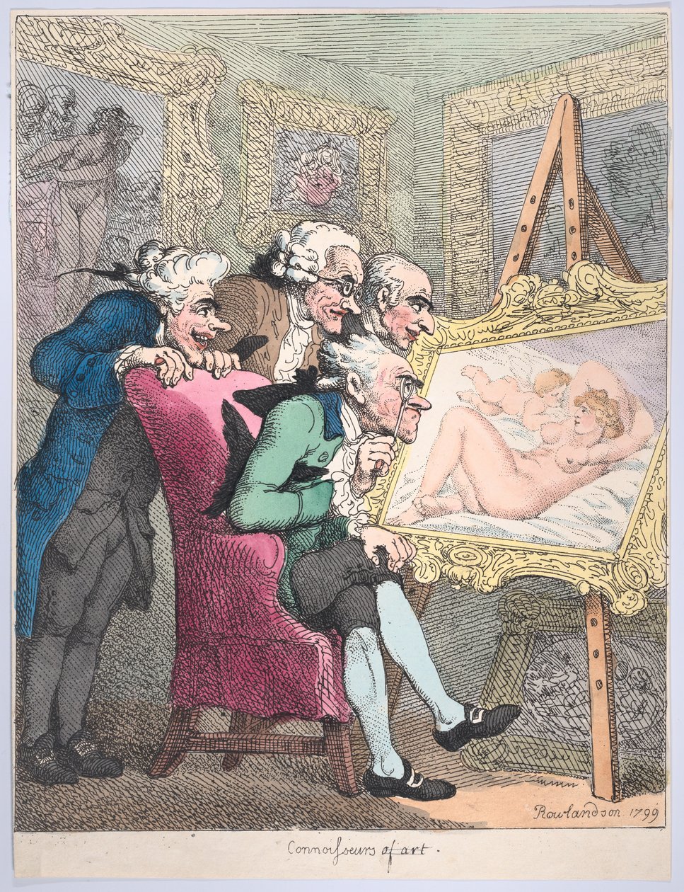 Connoisseurs da Thomas Rowlandson