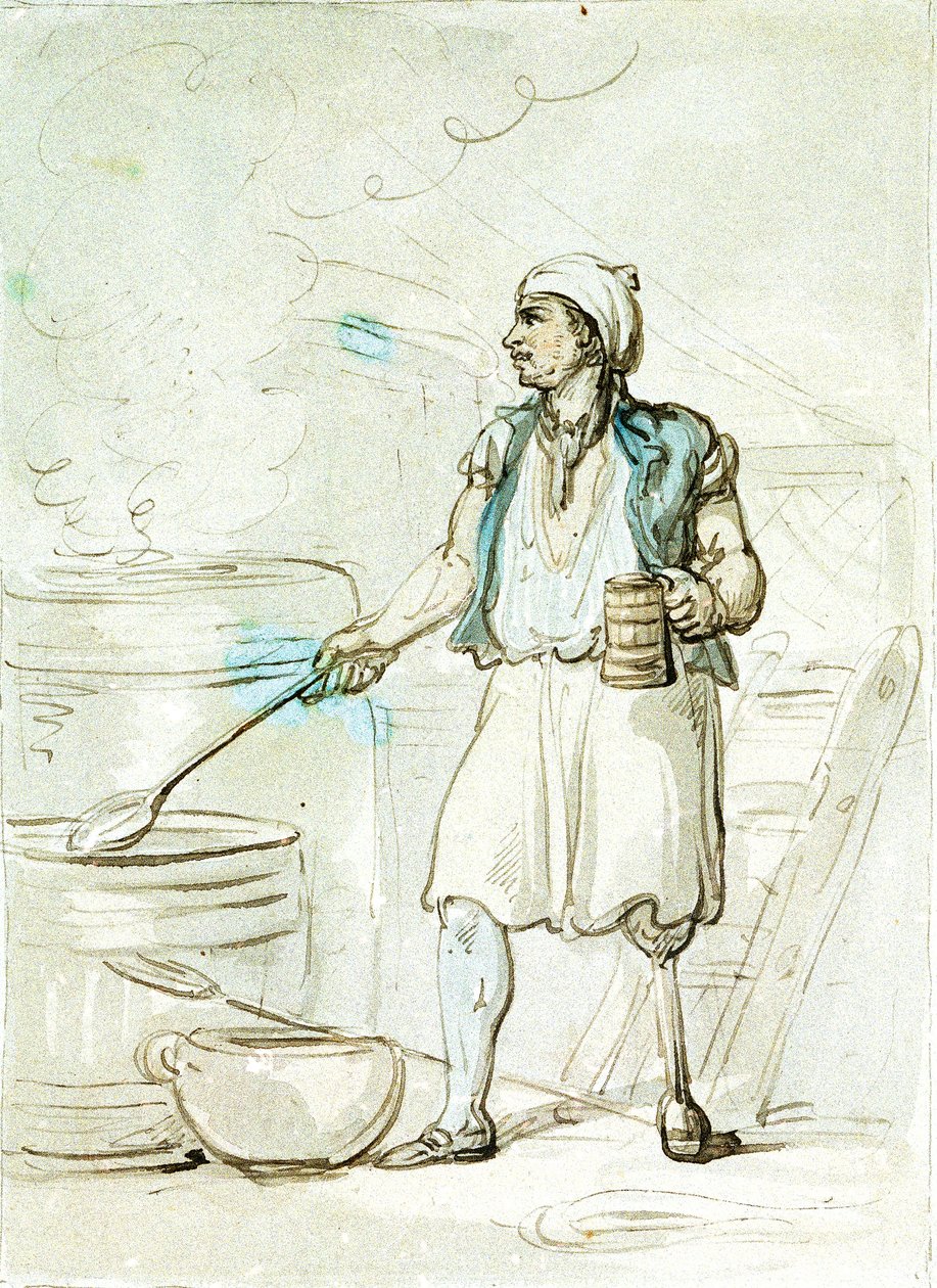 Aiutante di cucina da Thomas Rowlandson