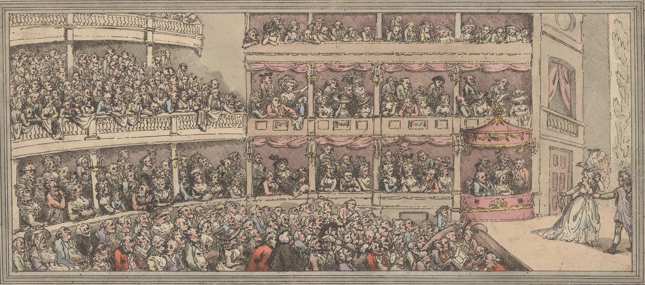 Teatro di Covent Garden, 1792 da Thomas Rowlandson