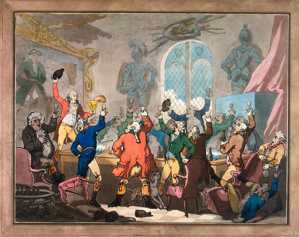 Cena, 1787 da Thomas Rowlandson