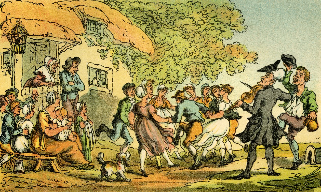 Il dottor Syntax - sport rurali da Thomas Rowlandson