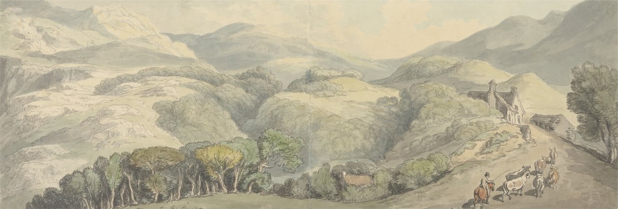 Ingresso a Festiniog, Galles da Thomas Rowlandson