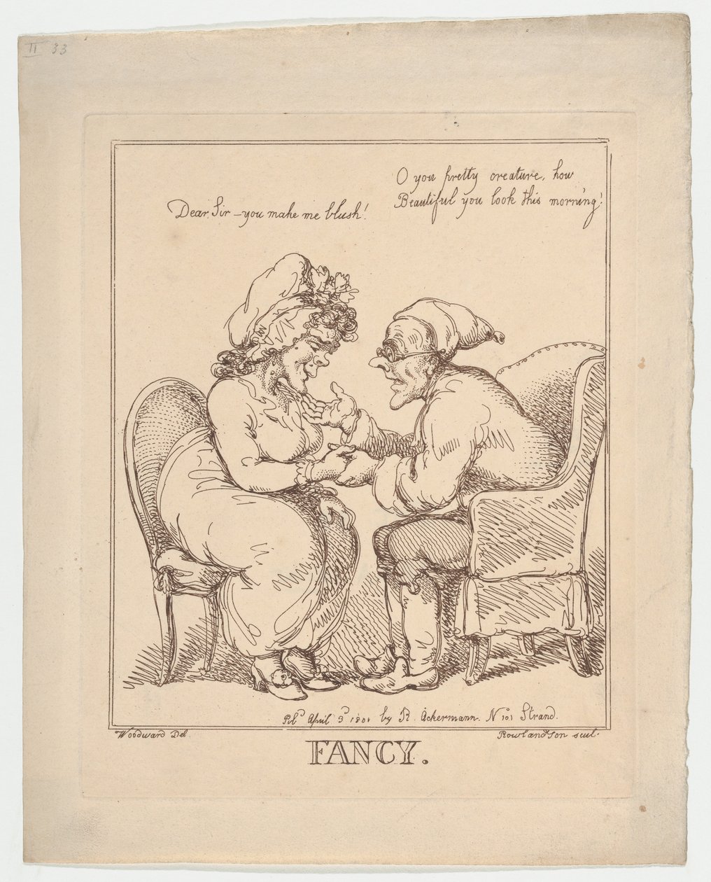 Fantasia, 20 luglio 1801 da Thomas Rowlandson